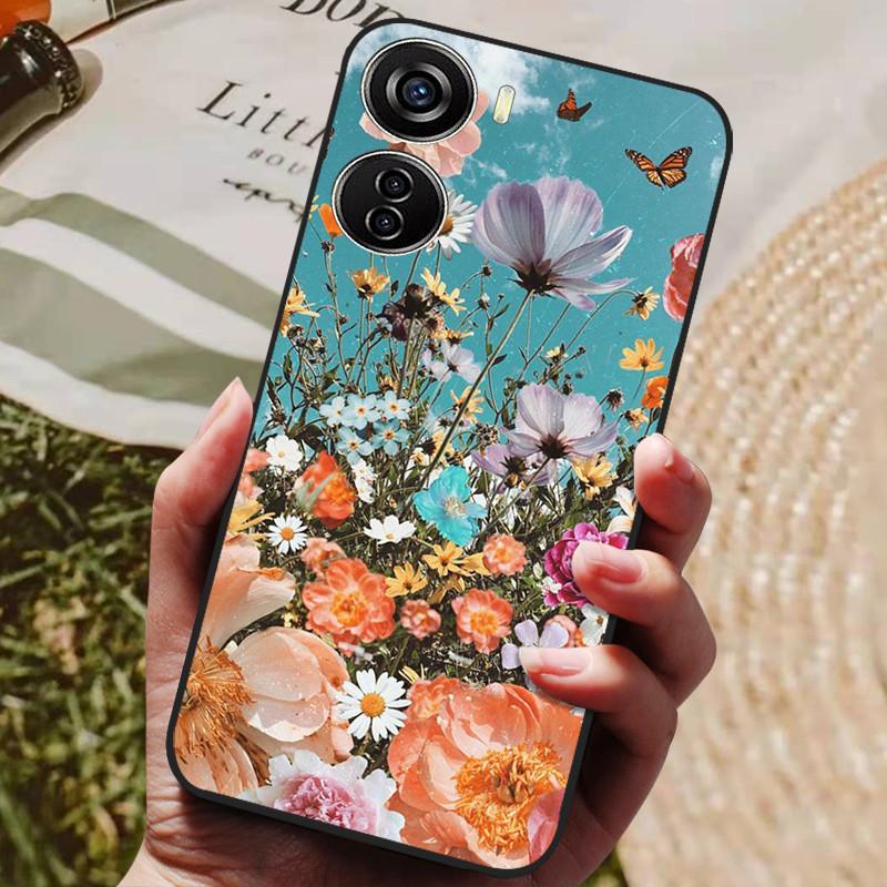 Для ZTE Blade V50 Design 5G Чехол V50Design Мягкий Силиконовый ТПУ Задняя Крышка Телефона для ZTE Blade V50 Design 5G Защитный Чехол Capa Funda