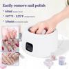 Electric Nail Polish Soaking Bowl Steam 5-Finger Inner Liner Nail Polish Removal Machine Steamer Heating UV Gel Remover Soak