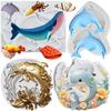 Marine Theme Silicone Mold Dolphin Conch Octopus Fondant Molds Cake Decorating Tools Theme Cake Dessert Decorated Chocolate Candy Mold