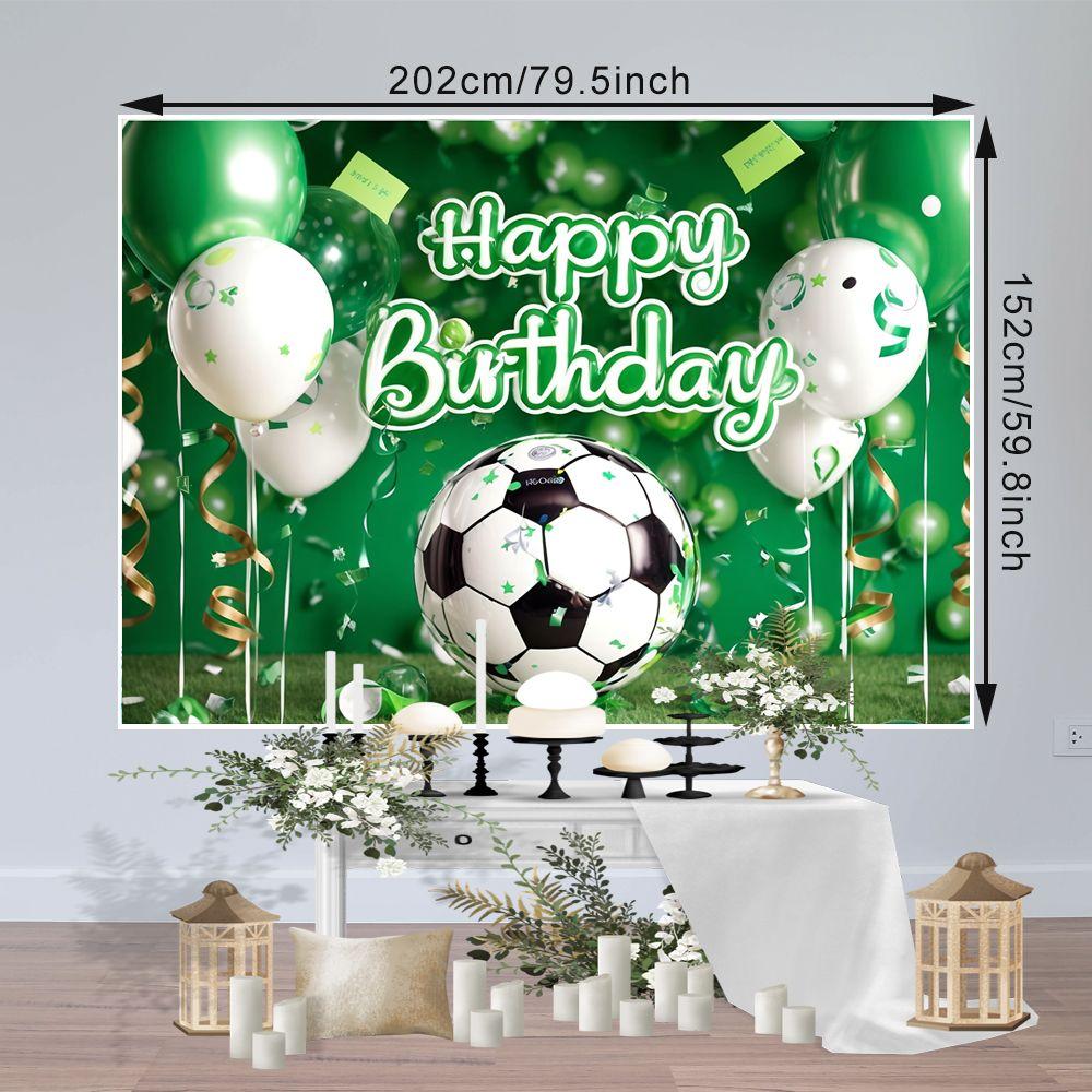 Football Birthday Backdrop Photography Backdrop Children's Birthday Party Decoration Backdrop