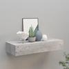 VidaXL Wall Shelf with Drawer Floating Shelf Hanging Wall Mount Living Room Lounge Home Interior Concrete Grey 330265