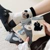 Autumn and Winter Trendy Cartoon Plush Cute Socks, Women's Mid-calf Socks, Pile Socks