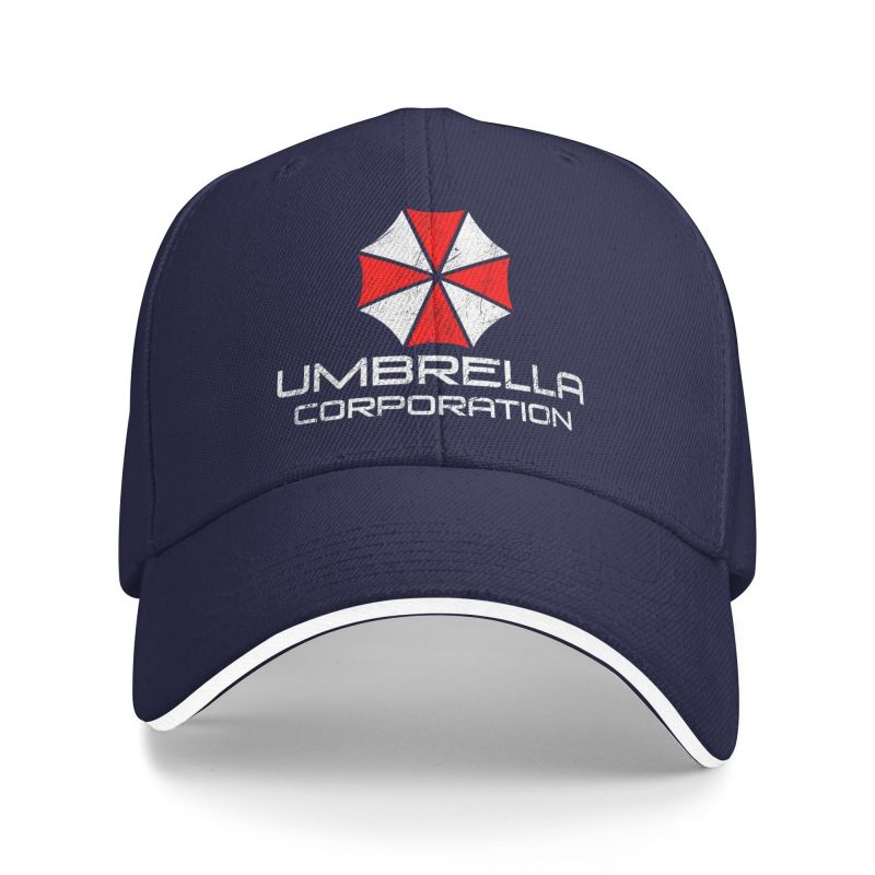 Бейсболка Umbrella Corporation Ретро Регулируемая Сэндвич-кепки для Мужчин Женщин Дышащая Кепка Папы Бег Гольф