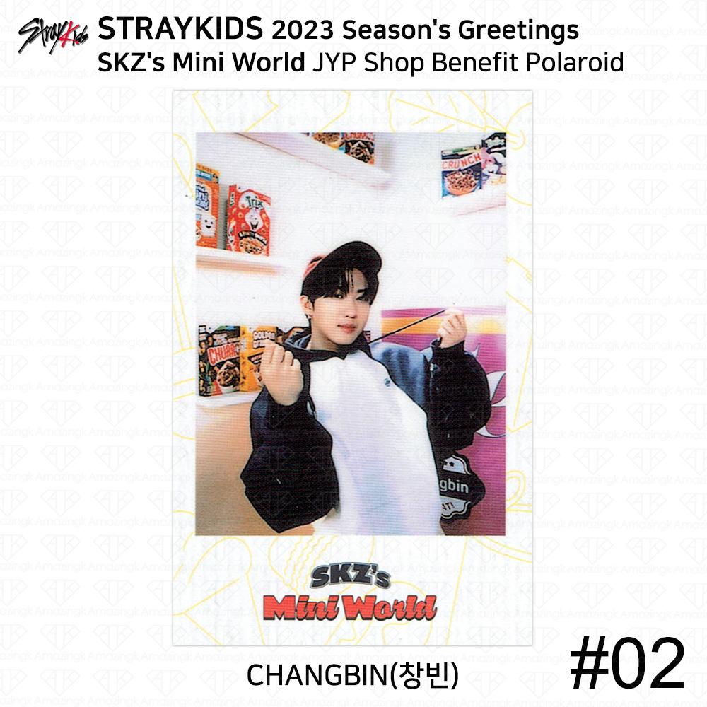 Stray Kids 2023 Новогодние поздравления Селфи Фотокарточка 4cut Photo JYP Shop Benefit