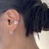Mxe [925 проба серебра] Вечный кафф (2color)