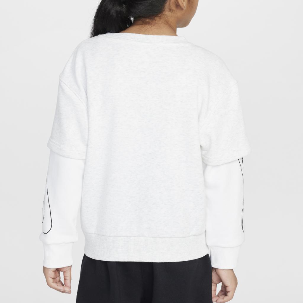 Nike Sweatshirt Sportswear Birch Heather Children Aged 3 7 Years Old IB8206-051