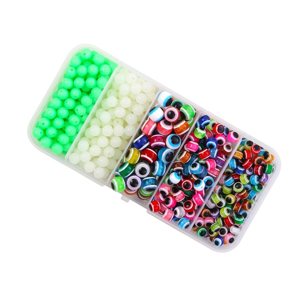 with Luminous Fishing Beads 5mm 6mm 8mm Fishing Line Bead Fish Eye Beads Saltwater Fishing