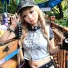 Kawaii Cartoon Pattern Crop Top 2000s Aesthetic Short Sleeve T Shirt Harajuku Style Streetwear Y2k Women Tee Sweats