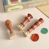 Печать Свадебных Приглашений DIY Поделка Печать Воском Штамп Деревянная Ручка Деревянный Цвет Краска Печать