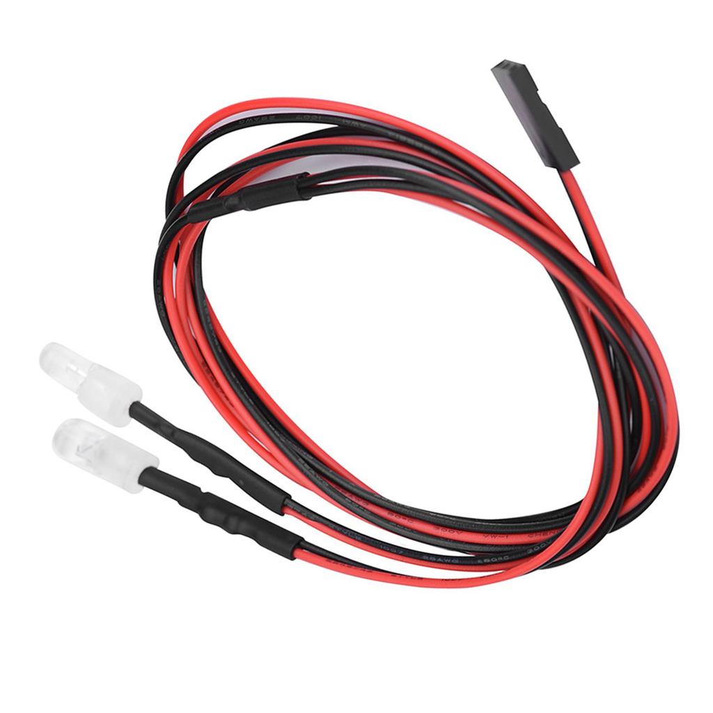 2 шт. 5 мм фары RC аксессуар светодиодные фонари для модели дрифт-кара 1/10 (9# Белый свет)