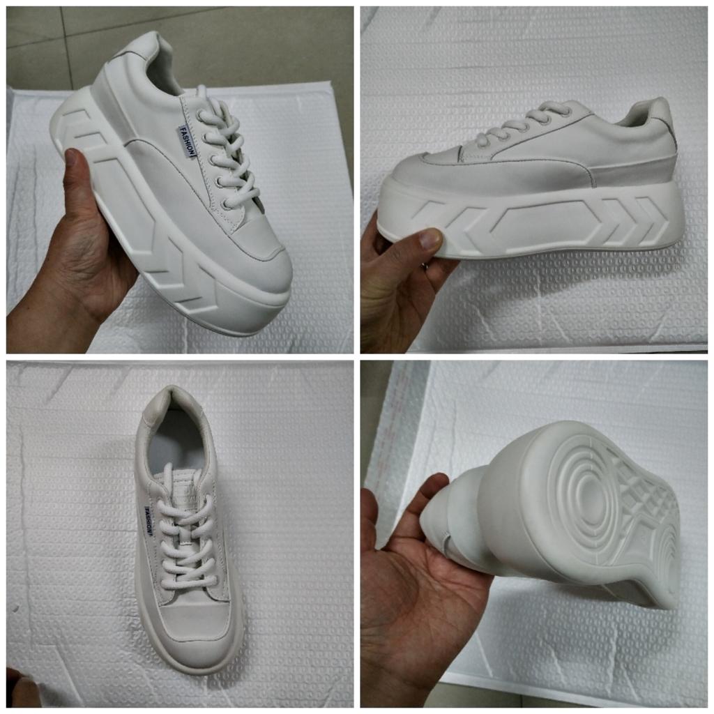 Fujin/8 см массивные кроссовки 2023, повседневная женская обувь из натуральной коровьей кожи на скрытом каблуке, на вулканизированной платформе, весенне-осенняя модная удобная обувь