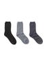 Hokaron Warm Winter Pile 20cm Ash Set Women's Socks, Moisture-Wicking, Heat-Generating, Cold-Weather, Antibacterial, Odor-Resistant, Socks, Length,