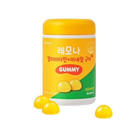 Gyeongnam Lemona Gummies 60 жевательных конфет (30 дней стоит) (Мультивитамины + минералы/лютеин + A/биотин + B) Выберите 1 из 3