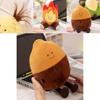 Adorable Plush Campfire With Realistic Flame And Tasty Sweet Potato And Corn Design For Cozy Winter Decor