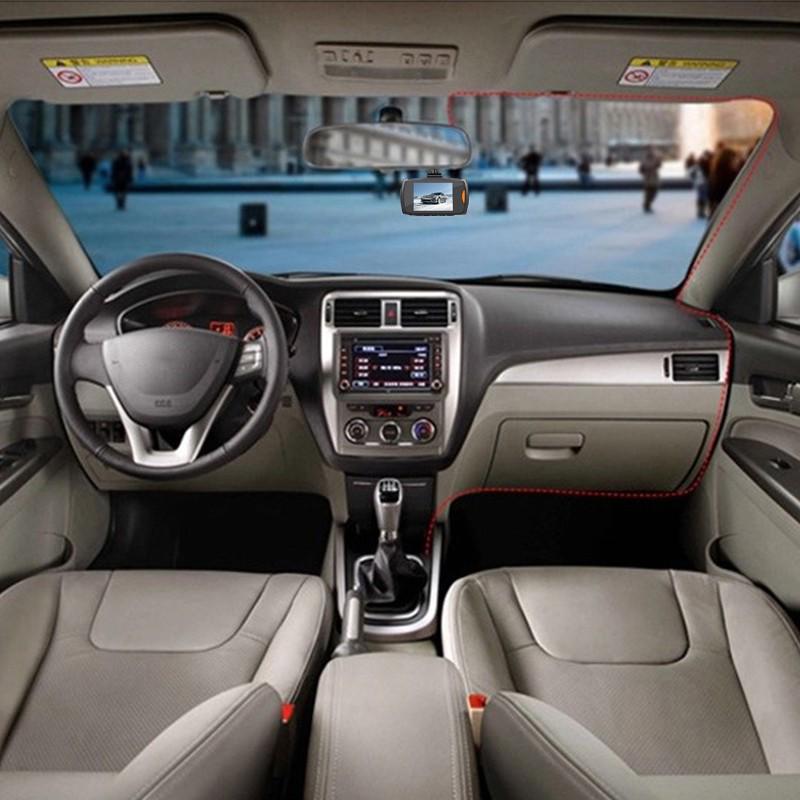 2,4-дюймовый автомобильный видеорегистратор с ИК-камерой 1080P, ночным видением, высокой четкостью изображения, дорожным регистратором, дисплеем для мониторинга транспортного средства