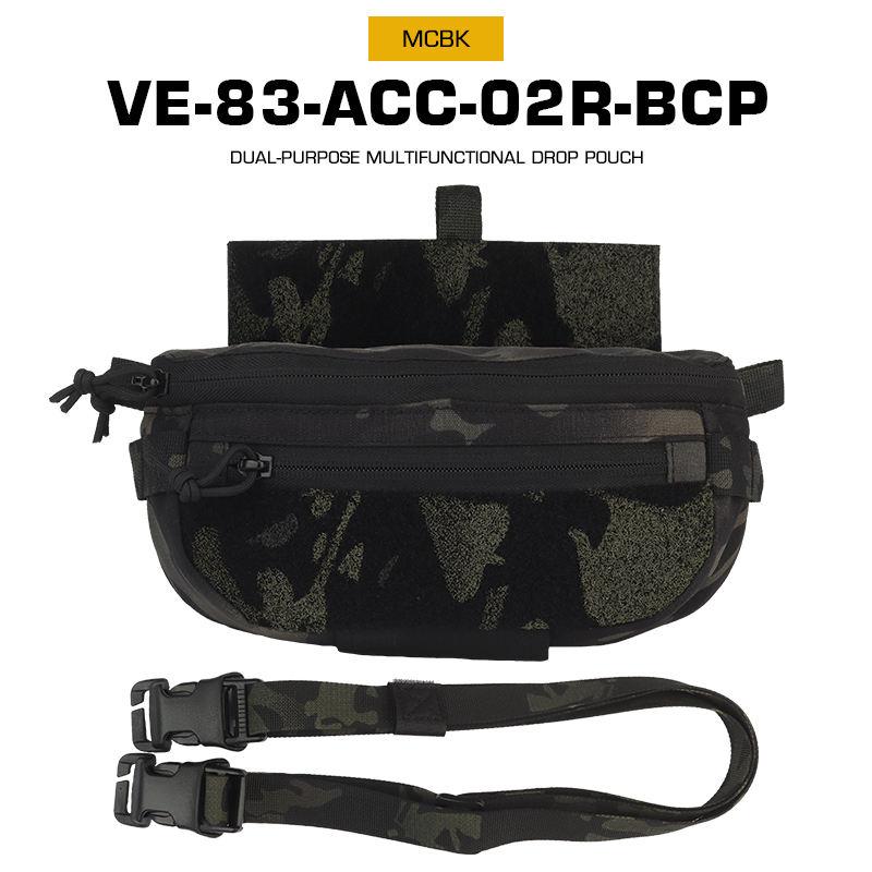Drop Pouch Hanger Pouch Compact Abdominal Dangler Pack Quick Release Shoulder Bag Vest Plate Carrier Airsoft Gear