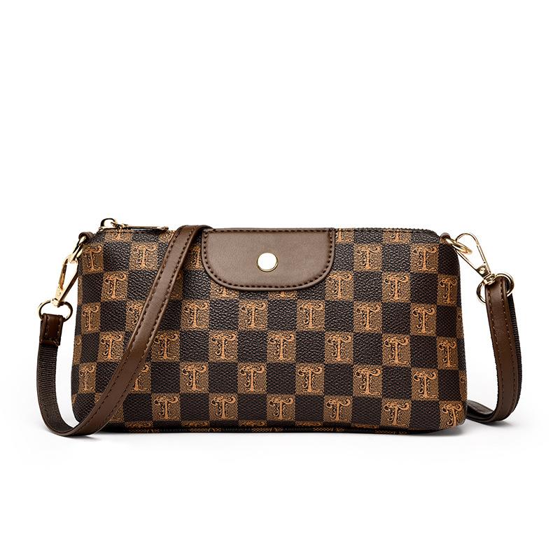 Женская сумка новая весна и лето маленькая сумка с принтом буквы женская сумка модная на плечо универсальная сумка-мессенджер клатч