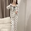 Pajamas Female Spring and Fall Long Sleeve Trousers Korean Version Loose Can Wear Fashion Miss Pajamas Home Clothing Suit