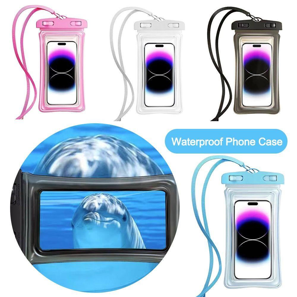 Under 7.0 Inches Waterproof Phone Case Touch Screen Phone Sealed Bag Swimming&Diving