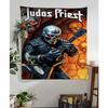 1PC JJudas Priest Heavy Metal Band Colorful Tapestry Wall Hanging Bohemian Wall Tapestries Mandala Wall Art Decor