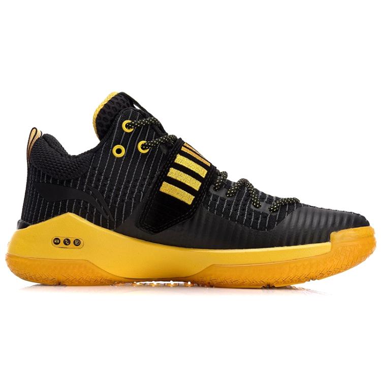 Баскетбольные кроссовки Li Ning WOW 6 Мужские Низкие Черный/Желтый ABAM089-85