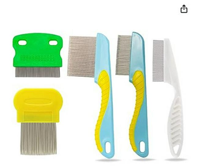 Двухрядная мелкая расческа для удаления блох и клещей для кошек и собак