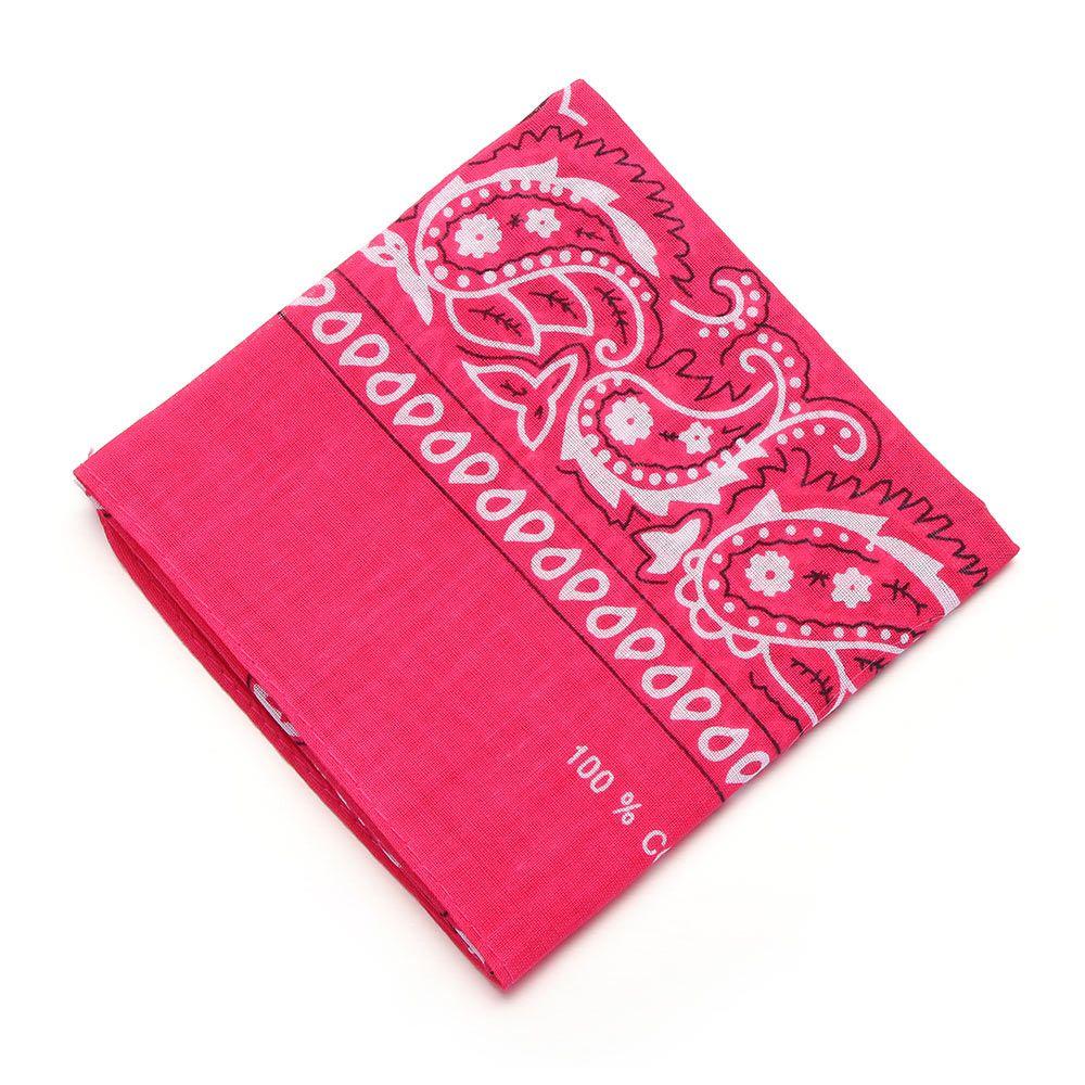 Головной убор Носовой платок 100% Хлопок Повязка для волос Пейсли Бандана Принтованные Квадратные Шарфы Напульсник