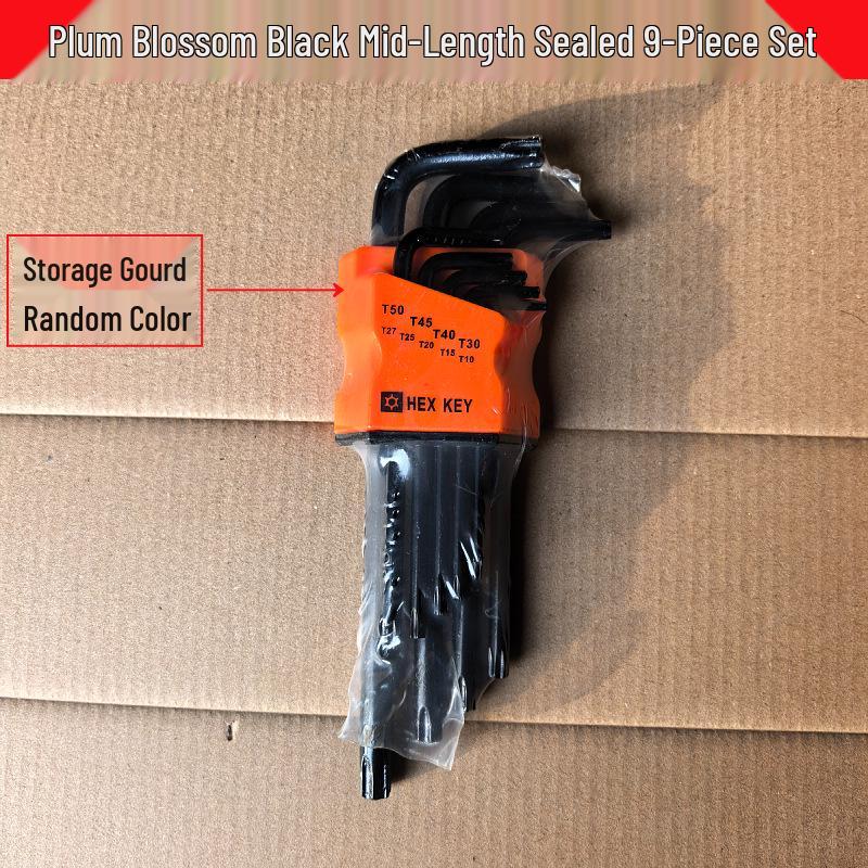 Расширенный набор шестигранных ключей T50 Black Diamond Star и 5-лепестковых шестигранных торцевых головок