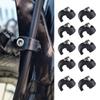 10 Pcs Bike Fork Brake Hose Guides Bicycles Fork Brake Cable Housing Clamps CShaped Fixed Buckles Cable Hose Clamp