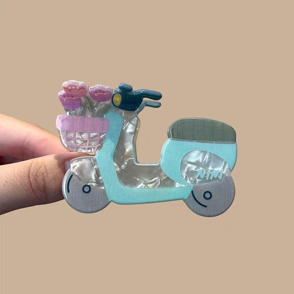 Guitar Cartoon Animal Shark Clip Acrylic Cute Hair Claw Personalized Creative Hair Claw  Daily