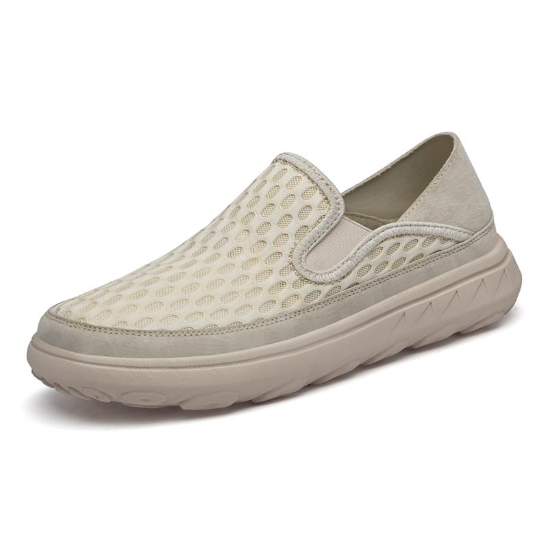 Official Website Hot Selling Men's Mesh Casual Shoes Thick Soled Comfortable Hiking Shoes Breathable Simple Men's Sports Shoes