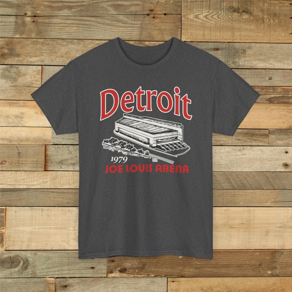 Joe Louis Arena 1979 Винтажная футболка хоккейной арены - Detroit Red Wings