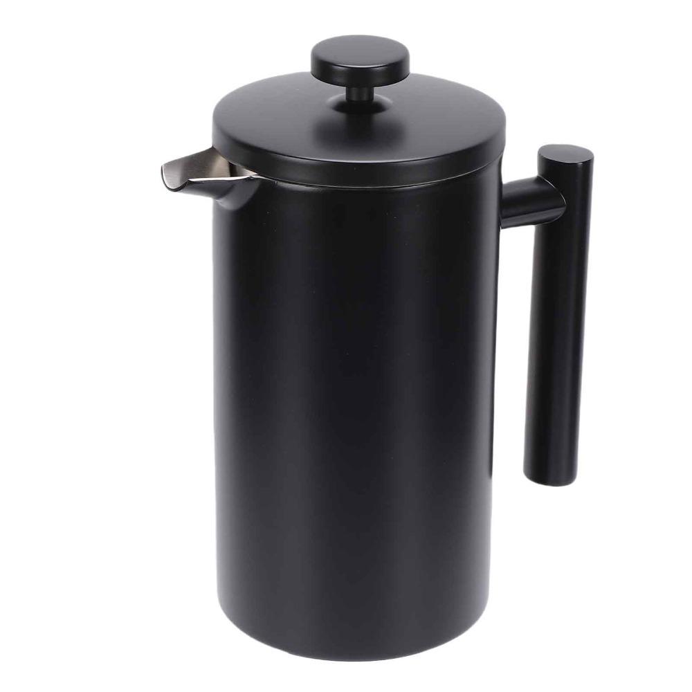 350ml Capacity Coffee Press Pot 304 Stainless Steel Stainless Steel French Press For Home Use