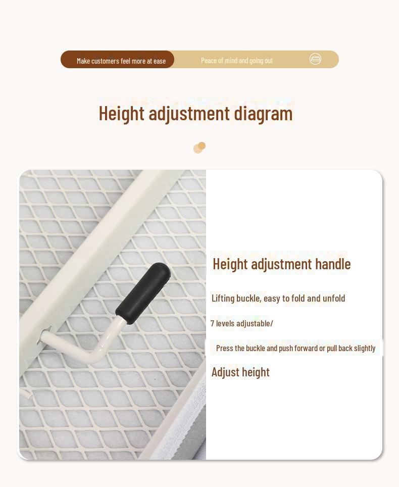 Чехол для гладильной доски, устойчивый к высоким температурам - утолщенный, не выцветающий, складной