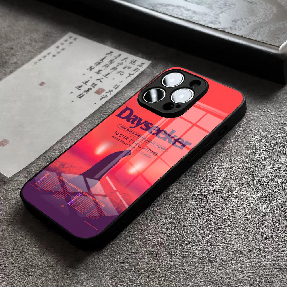 Чехол для телефона с ремешком Dayseeker для 17 Pro Max IPhone 16 Pro 15 12 11 13 Mini X XR XS 14 Plus SE Стеклянная крышка