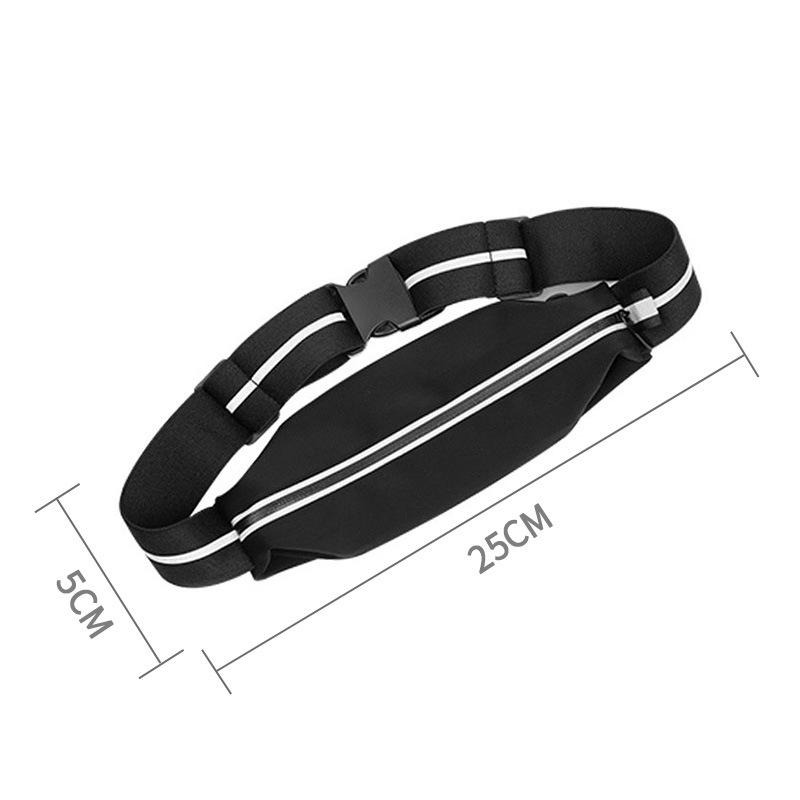 Высококачественная водонепроницаемая легкая поясная сумка для бега - Эластичная, незаметная конструкция для фитнеса и хранения телефона
