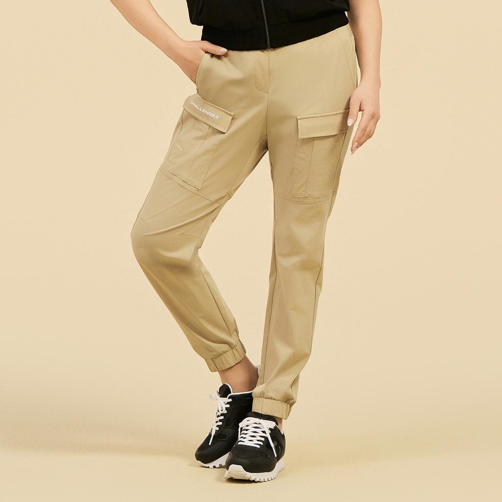 CHALLENGER Women'S Pocket Variant Cargo Jogger Pants Beige