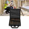 99pcs 135° Point Angle Twist Drill Bit Set HighSpeed Steel HSS Drill Bits  Hardened Metal
