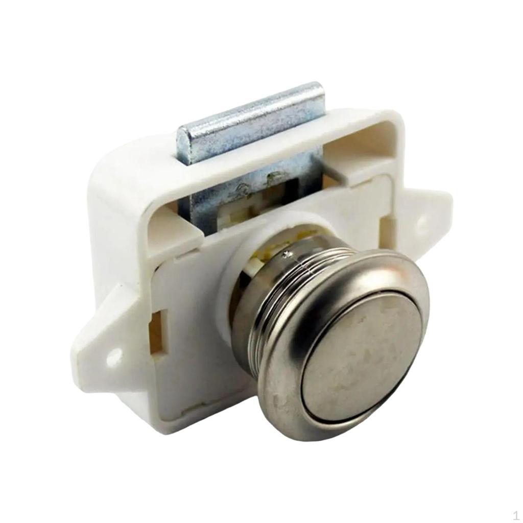 Push Button Latch Lock Cabinet Catch Professional Hardware Cupboard Drawer Knob for RV