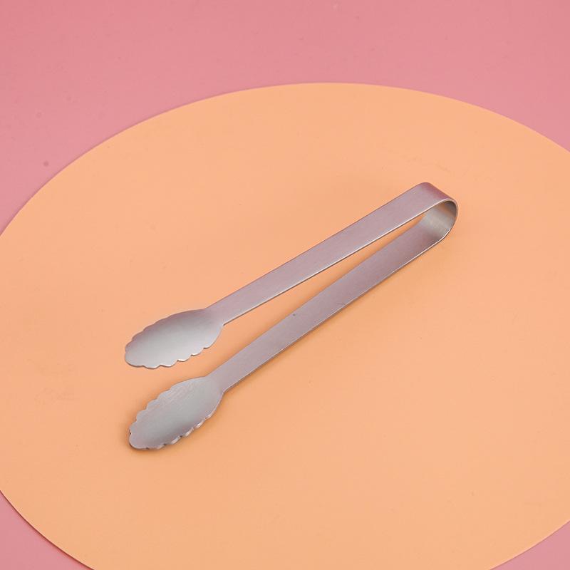 YOMDID Creative Ice Cube Clip Stainless Steel Tongs For Lemon Tea Bag Thickened Sugar Tea Biscuit Food Clip Kitchen Accessories
