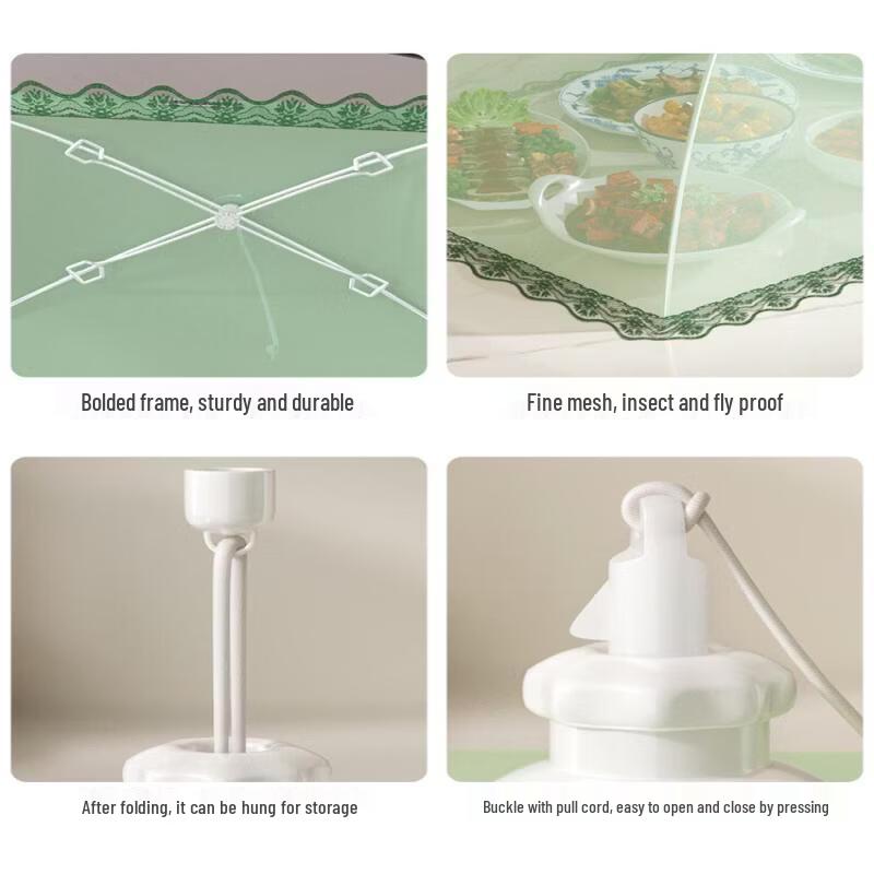 Foldable Anti-Fly Mesh Food Cover