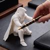 Наколенник Рыцаря 3D-печать Подставка для ручек Винтажный Римский Гладиатор Подставка для ручек Домашний Офис