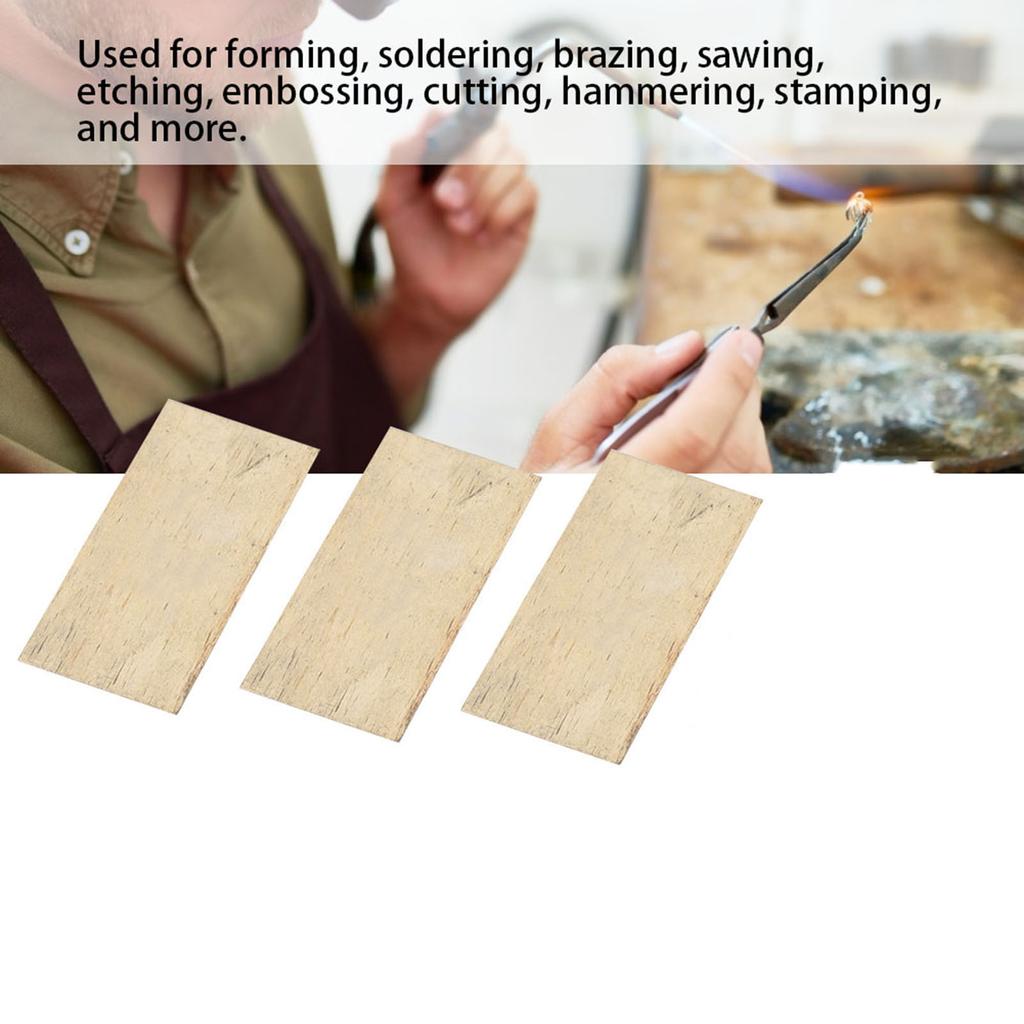 3 шт. Пластина серебряного припоя Обработка ювелирных изделий Сварка Пайка Деталь Низкая Средняя Высокая температура