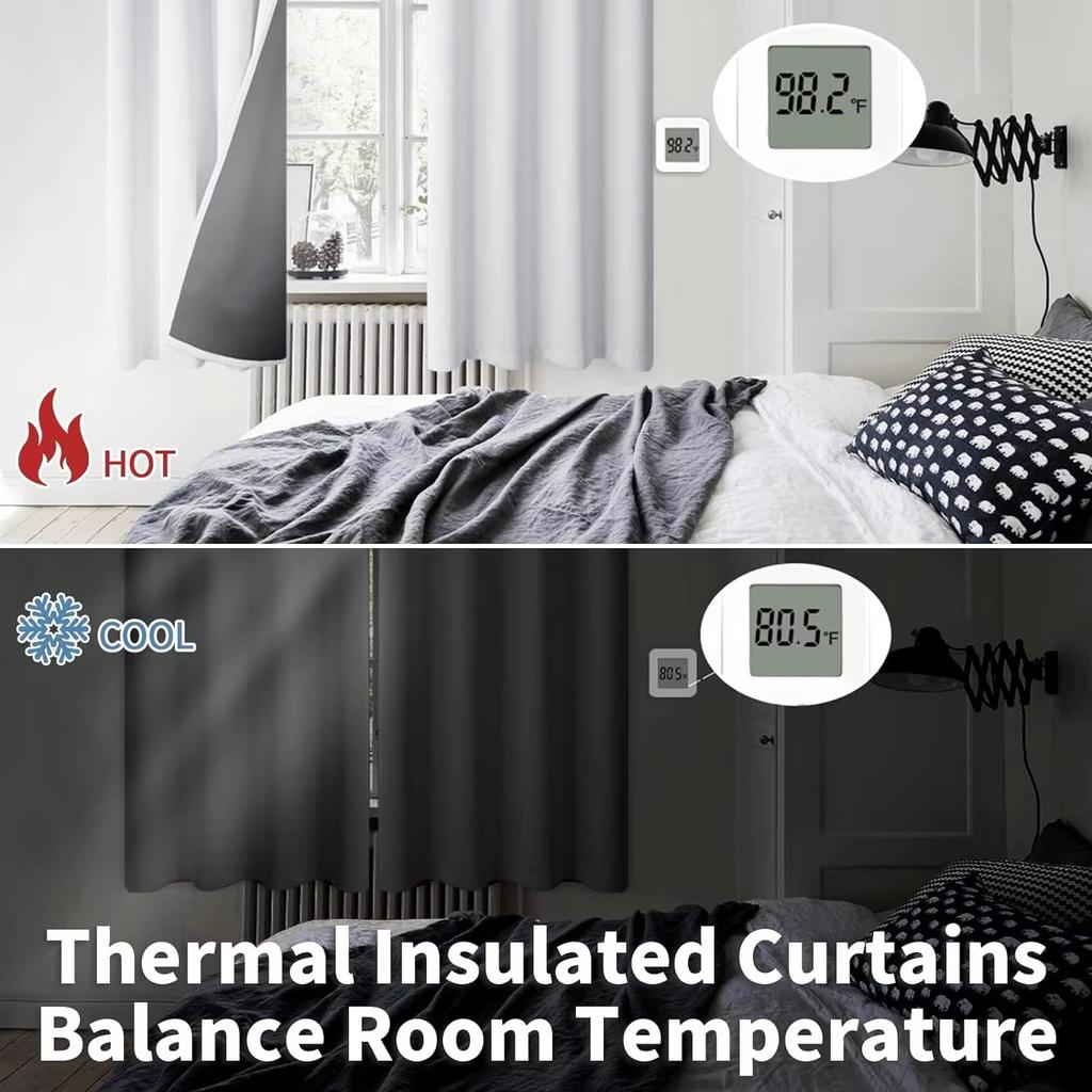 1 шт/2 шт серо-белые цвета затемняющие шторы для спальни гостиной затемняющие шторы оконные украшения жалюзи