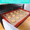 Silicone Baking Mat Non-Stick Reusable Baking Sheet for Oven Food-Grade Silicone Mats for Baking Cookies Macarons Bread
