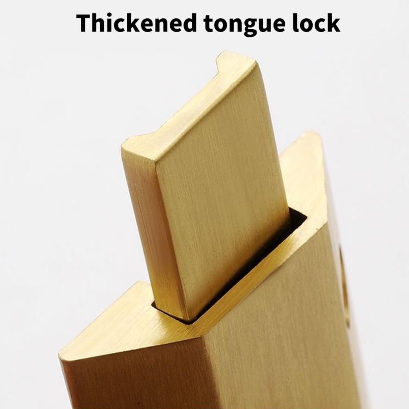 Набор врезных засовов для входных дверей комнат или фасадов шкафов, металлический засов с планкой и винтами для домашнего использования