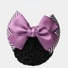 Lady Nurse Bowknot Ribbon Stripe Women Barrette Net Bun Crochet Net Bun Hair Cover Net Bun Snood