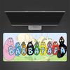 Barbapapa Mouse Pad, Large Gaming Desk Mat, Non-slip XXL Mousepad for Laptop & Tablet, Mini PC Playmat with Stitched Edges
