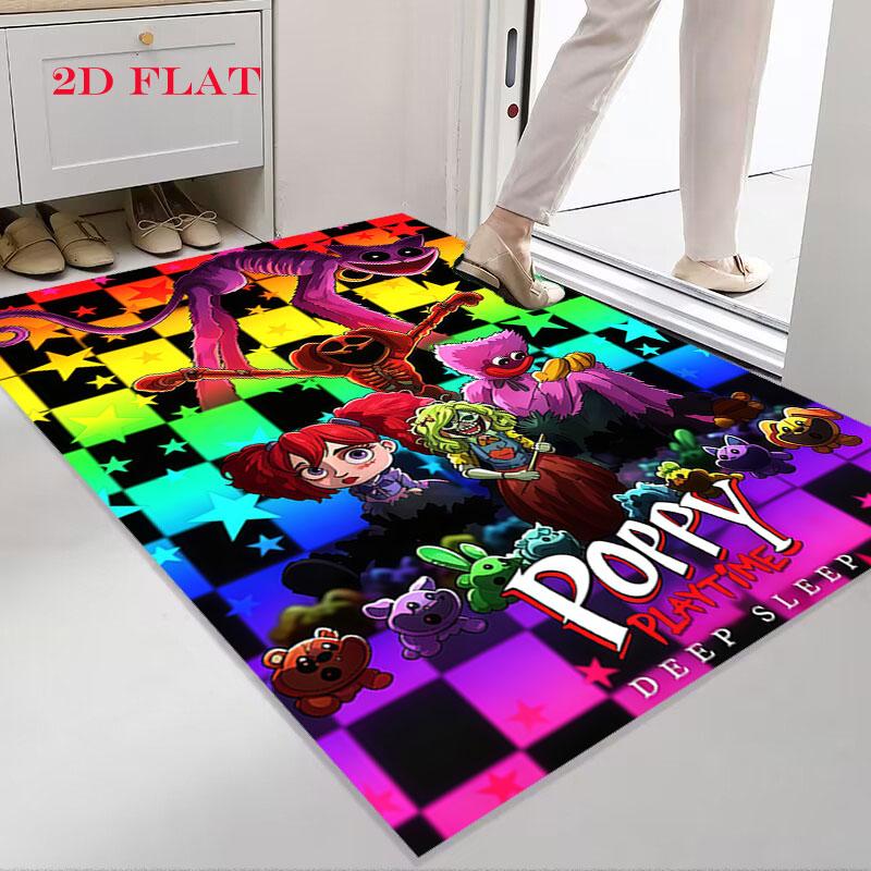 Poppy Playtime Carpet Rug for Living Room Bedroom Home Sofa Decoration,Kids play Nonslip Floor Mat