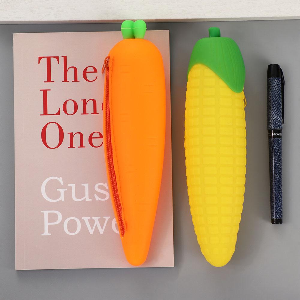 student cute capacity pencil bag vegetables stationery pag pencil case